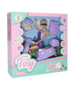 Muñeca Tiny Fantasy Y Su Moto 54459