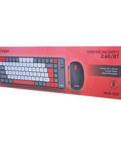 Alternative view of Combo Mini Teclado + Mouse Inalambrico Y Bluetooth Q20 Rojo Noga