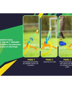 Lanza Cochetes Con Luces Fun Play 28x23x8cm 55335 - Imagen 5