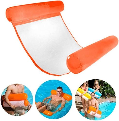 Reposera Inflable Flotante Colores Varios 1.2m - Imagen 2