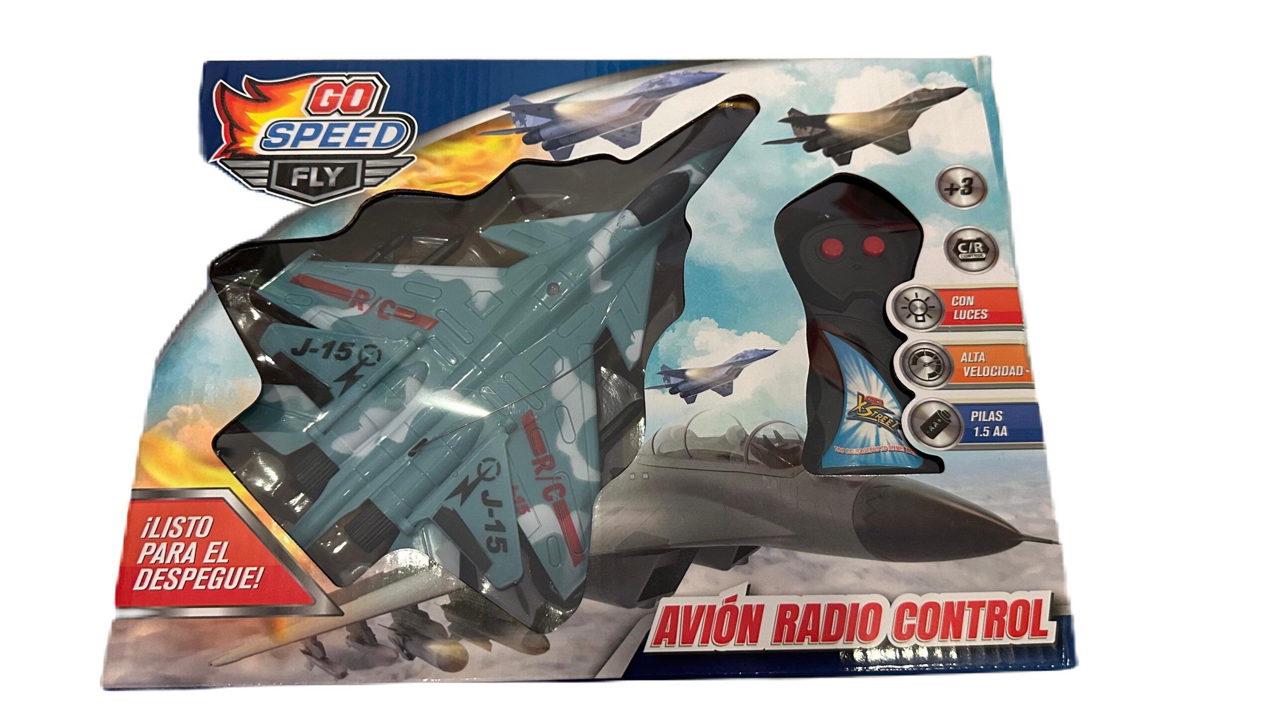 Avion Guerra A Control Remoto Con Luces Good Speed 52055 32x28*8