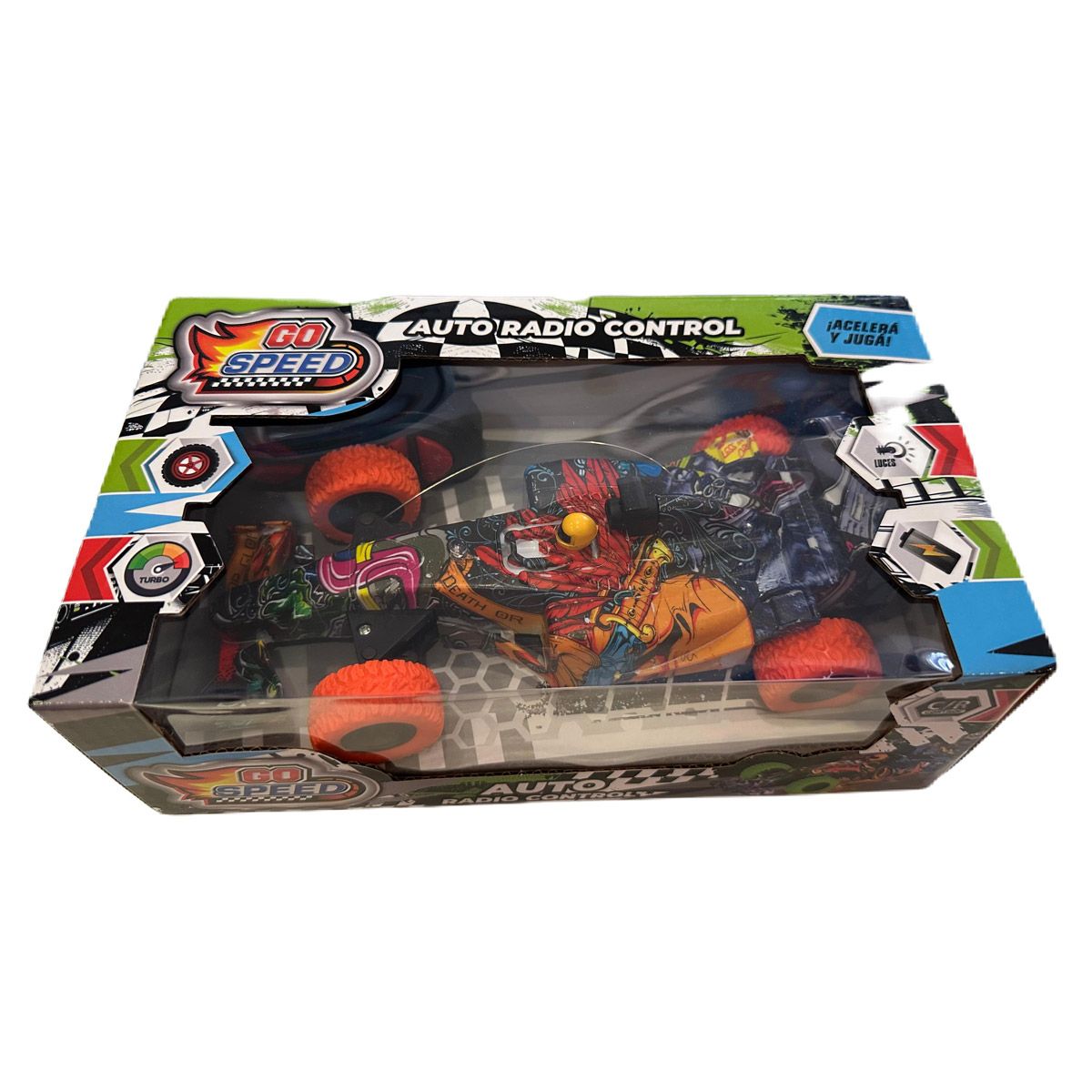 Formula 1 Auto A Control Remoto Graffiti Con Luces Good Speed 55211 24x14x8