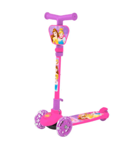 Monopatin Princesas Con Kit De Seguridad Disney 3 Ruedas Led 73 X 57 X 12 Cm - Imagen 3