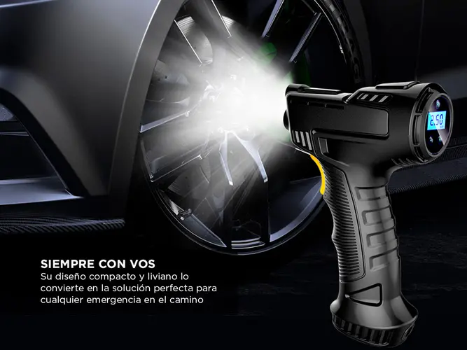 Pistola Compresor De Aire Digital Recargable Acc0131 Suono - Imagen 4