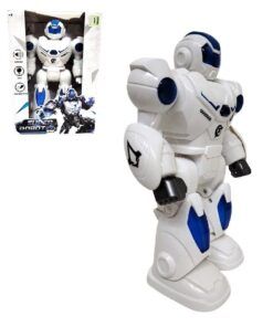 Robot Con Movimiento Luz Y Sonido Azul 23x16x9 54941