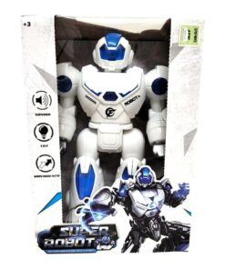 Robot Con Movimiento Luz Y Sonido Azul 23x16x9 54941 - Imagen 3