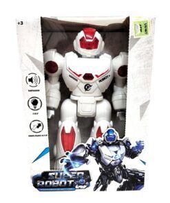 Robot Con Movimiento Luz Y Sonido Rojo 23x16x9 54941 - Imagen 3