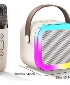 Parlante Karaoke Bluetooth Con 1 Microfono Colores varios - Imagen 2
