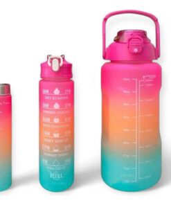 Botella Motivacional X 3 Unidades Doble Pico