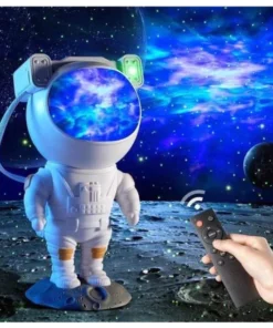 Lampara Proyector Astronauta con control remoto