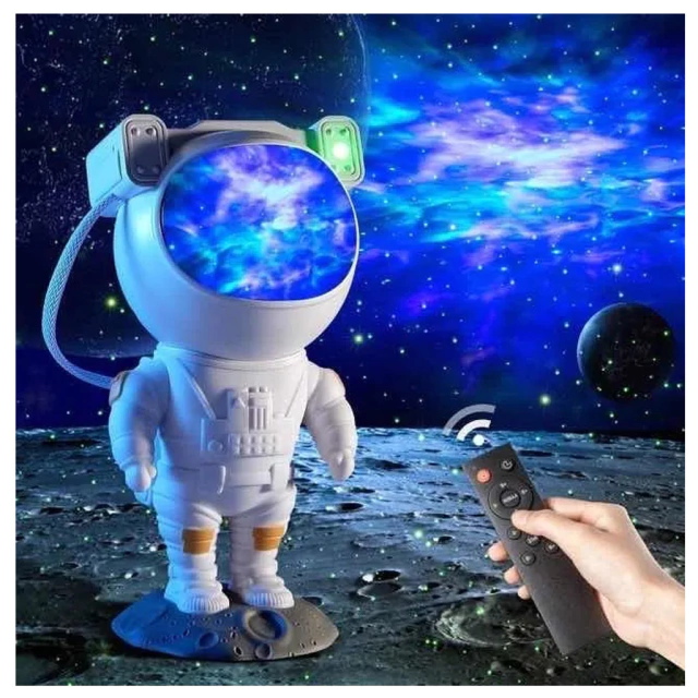 Lampara Proyector Astronauta con control remoto