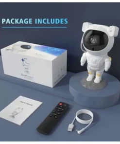 Lampara Proyector Astronauta con control remoto - Imagen 3
