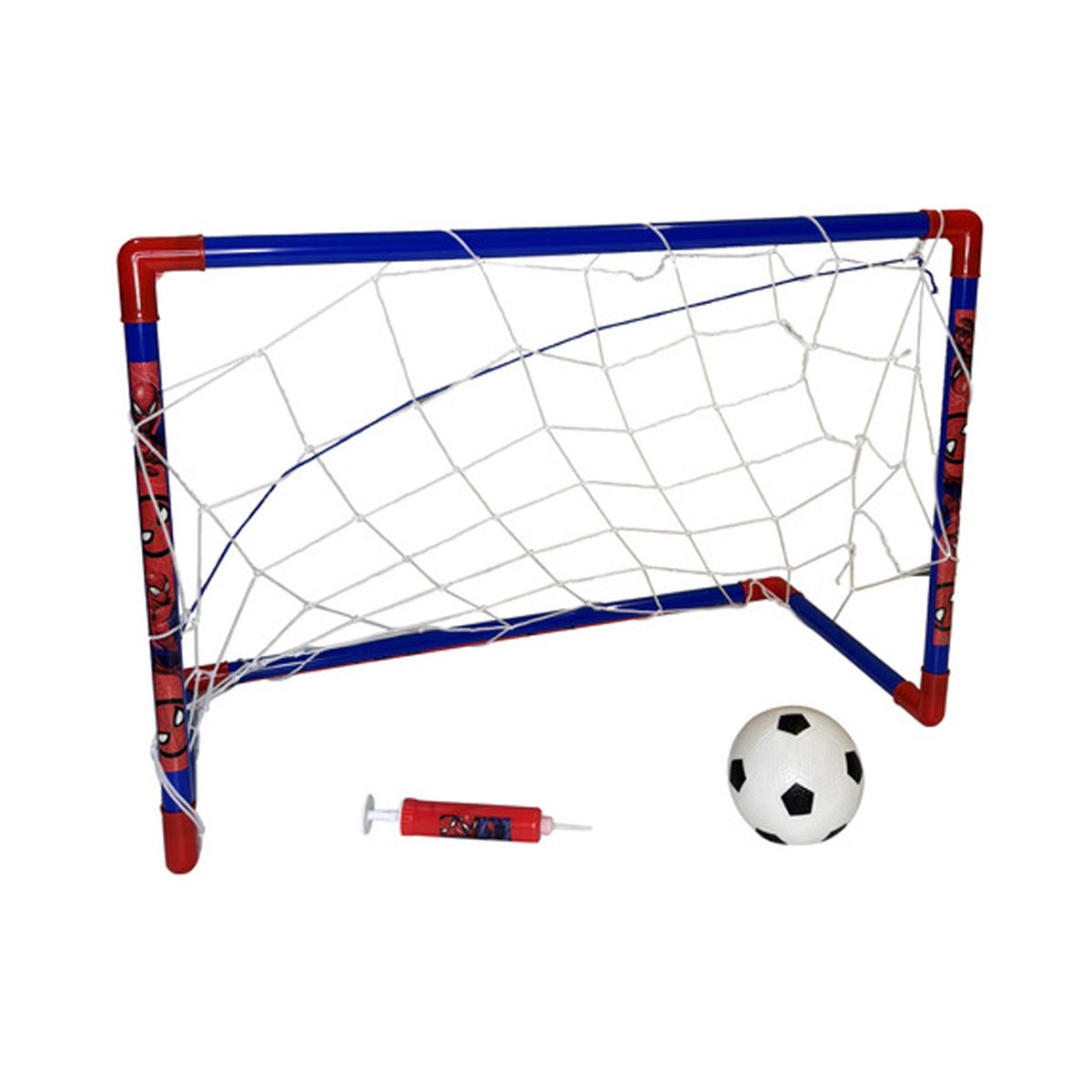 Super Juego De Futbol Spiderman + Arco + Inflador 65x45x35cm 955230