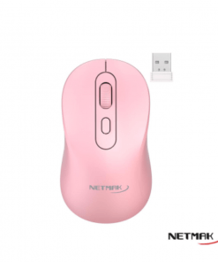 Mouse Inalambrico + Bt5.2 Recargable 640 Rosa Netmak