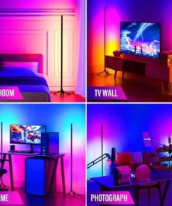 Lampara Led Esquina Rgb 104cm Con Control Remoto - Imagen 2