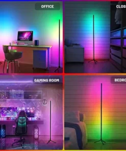 Lampara Led Esquina Rgb 104cm Con Control Remoto - Imagen 3