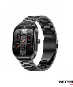 Reloj Pulsera Smartwatch Bt5.3 Dynamic Metalico Negro Netmak