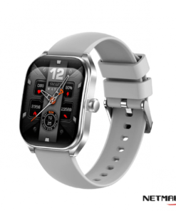 Reloj Pulsera Smartwatch Bt5.3 Dynamic Metalico Plateado Netmak - Imagen 3