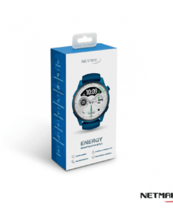 Reloj Pulsera Smartwatch Bt5.3 Amoled Energy Azul Netmak - Imagen 3
