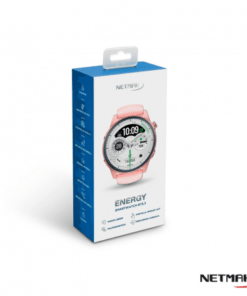 Reloj Pulsera Smartwatch Bt5.3 Amoled Energy Rosa Netmak - Imagen 3