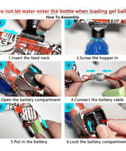 Ametralladora Hidrogel Con Laser Mp5 G 918 - Imagen 3