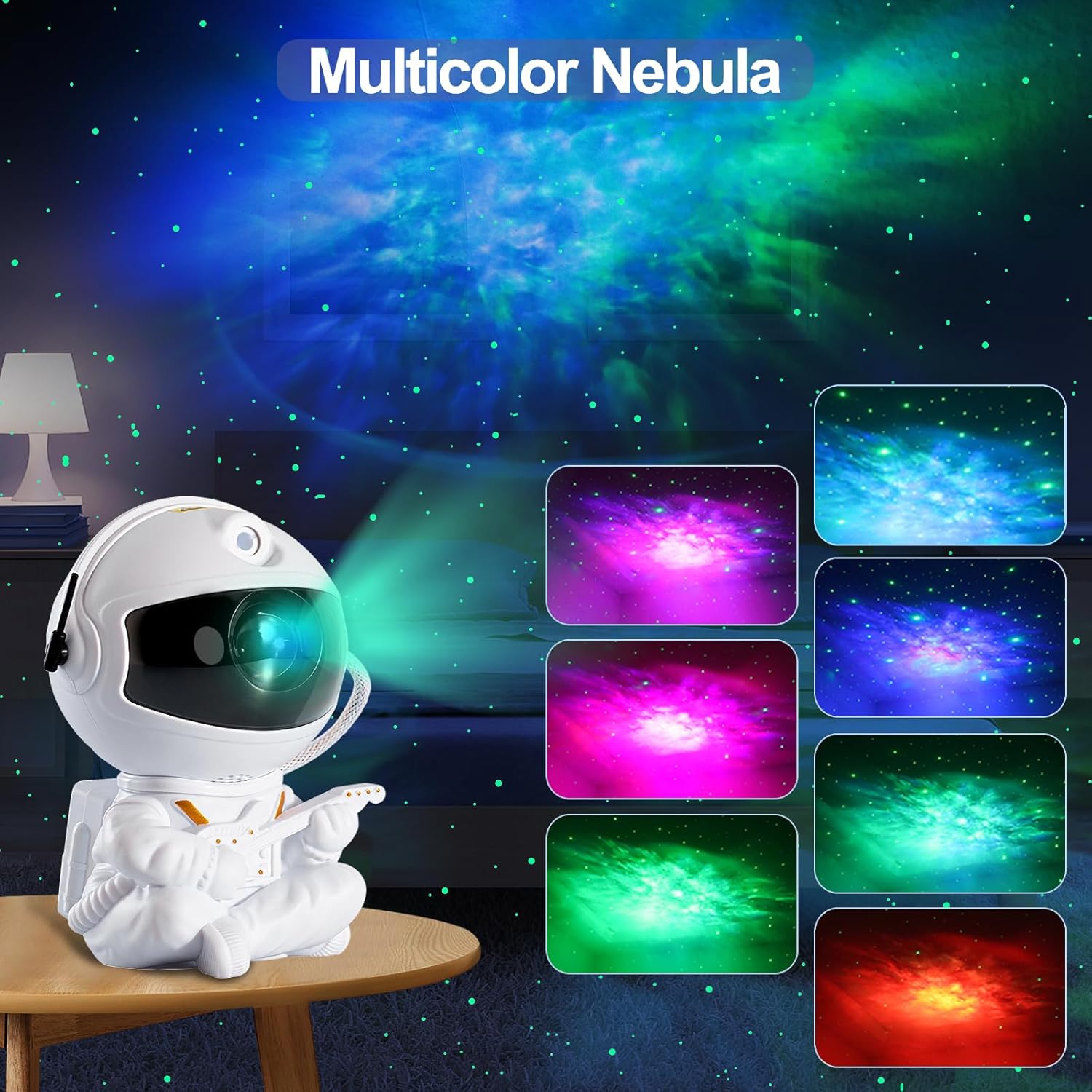Lampara Proyector Astronauta Hr F2 Nebulosa - Imagen 4