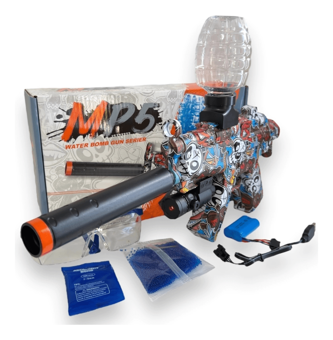 Ametralladora Hidrogel Con Laser Mp5 G 918