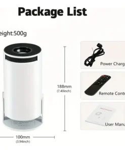 Proyector Led Smart Android Wifi Bt Ultra Hd - Imagen 2