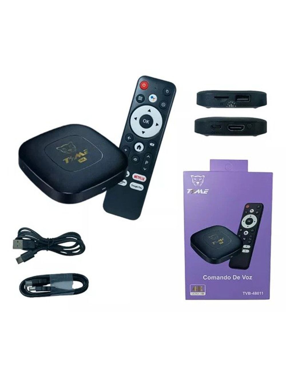 Stick Smart Tv Box Android 10 2Gb Ram 16Gb Time - Imagen 3