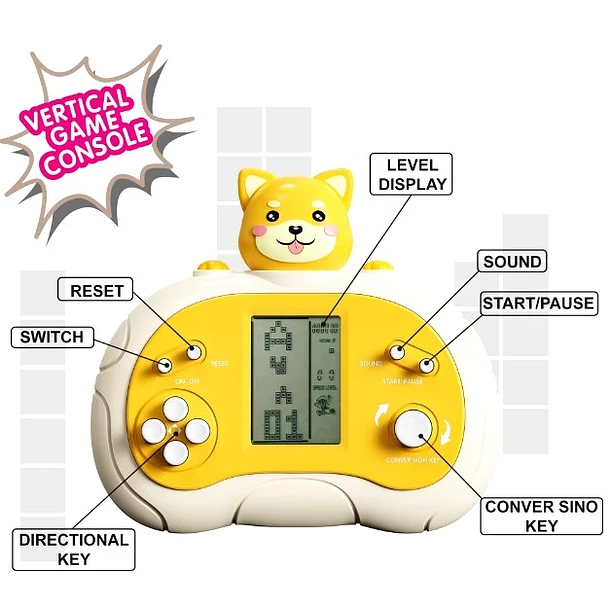 Consola Personajes Tetris Digital - Imagen 7