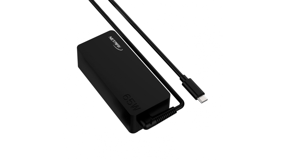 Fuente Notebook Automática Tipo C 65W 1265 Netmak