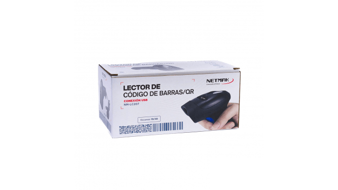 Lector De Código de Barras QR Usb LC 207 Netmak - Imagen 6