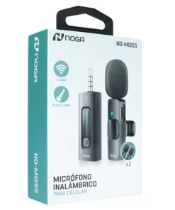 Microfono Inalambrico X 2 Para Celular M35s Plug 3.5 Noga - Imagen 3