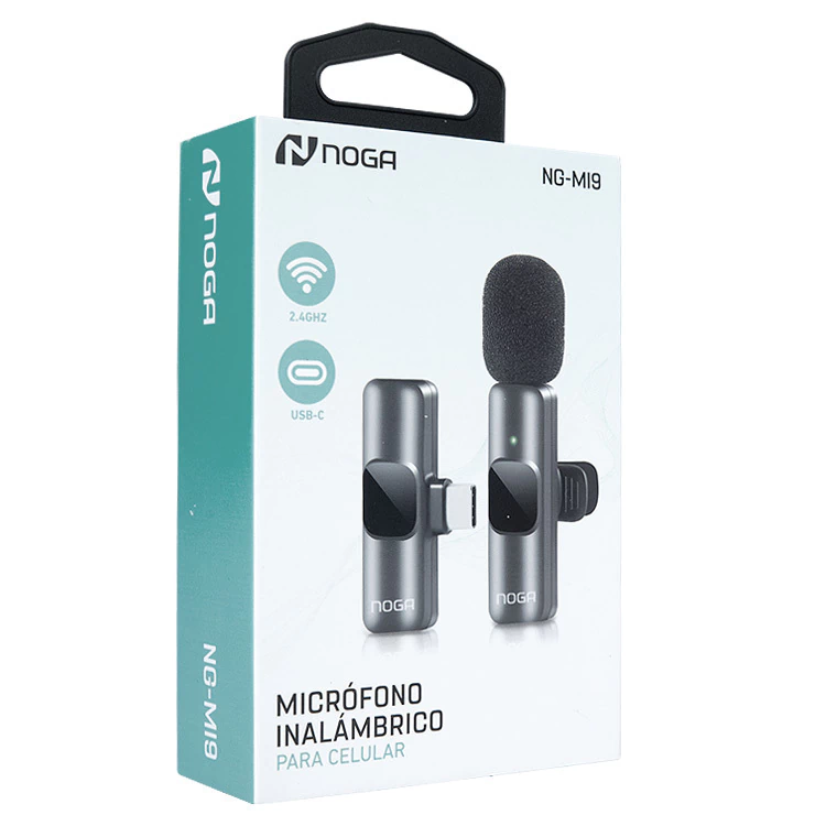Microfono Inalambrico Para Celular Mi9 Tipo C Noga - Imagen 3