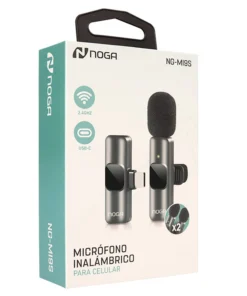 Microfono Inalambrico X2 Para Celular Mi9s Tipo C Noga - Imagen 2
