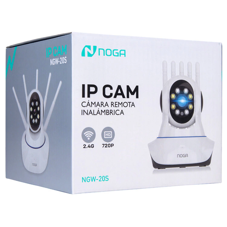 Camara Ip Seguridad 4 Antenas Ngw 20s 2.4ghz Wifi Noga - Imagen 4