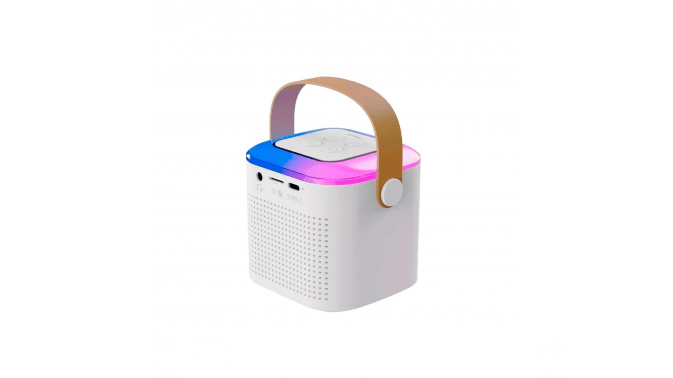 Parlante Bluetooth Led Karaoke Con 2 Micrófonos Molly Netmak - Imagen 2