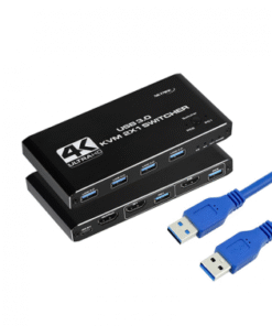 Switch Kvm 2 Puertos Hdmi Usb 4K KVM2 Netmak