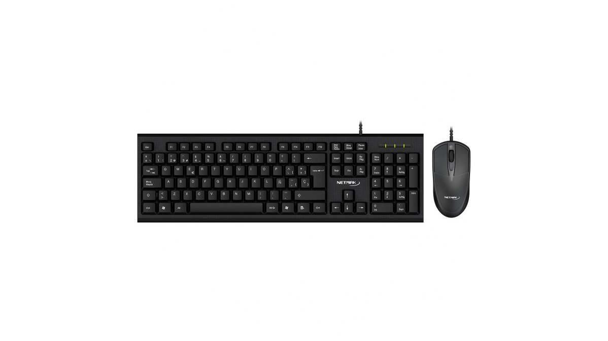 Teclado + Mouse Usb Nkb 340 Netmak