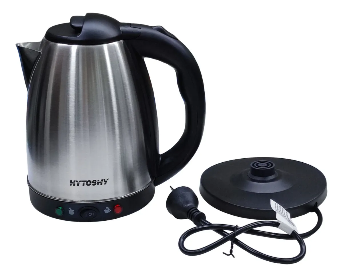 Pava Eléctrica Corte Mate Hytoshy 2L Acero Inoxidable - Imagen 2