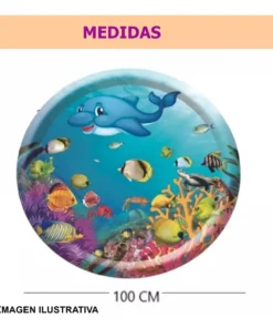Alternative view of Alfombra Sensorial Pileta Inflable Para Bebes 100 X 100