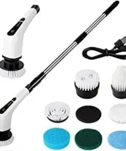 Kit Cepillo Eléctrico Recargable Para Limpieza De Piso
