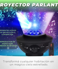 Parlante Bt Con Proyector Galaxia - Imagen 5