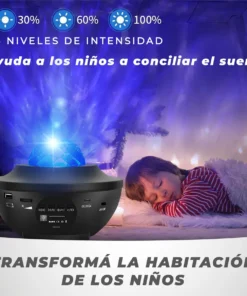 Parlante Bt Con Proyector Galaxia - Imagen 4