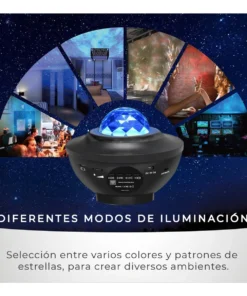 Parlante Bt Con Proyector Galaxia - Imagen 3
