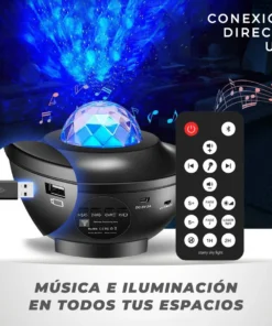 Alternative view of Parlante Bt Con Proyector Galaxia
