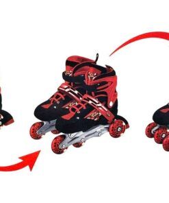 Rollers Go Speed 3 En 1 Ruedas Intercambiables y Luces + Kit de Protección Talle M - Imagen 3