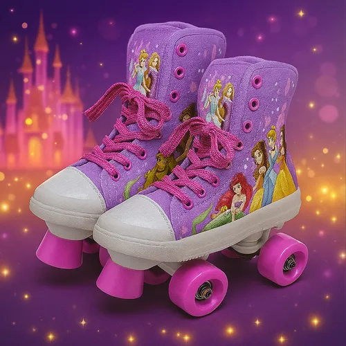 Patines Con Zapatillas Princesas Disney - Imagen 3