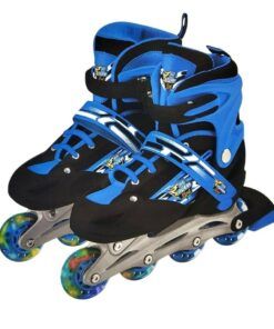 Rollers Go Speed 3 En 1 Ruedas Intercambiables y Luces + Kit de Protección Talle S