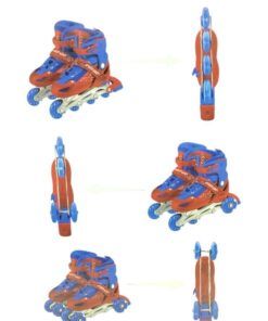 Rollers Spiderman 3 En 1 Ruedas Intercambiables y Luces + Kit de Protección Talle M - Imagen 3